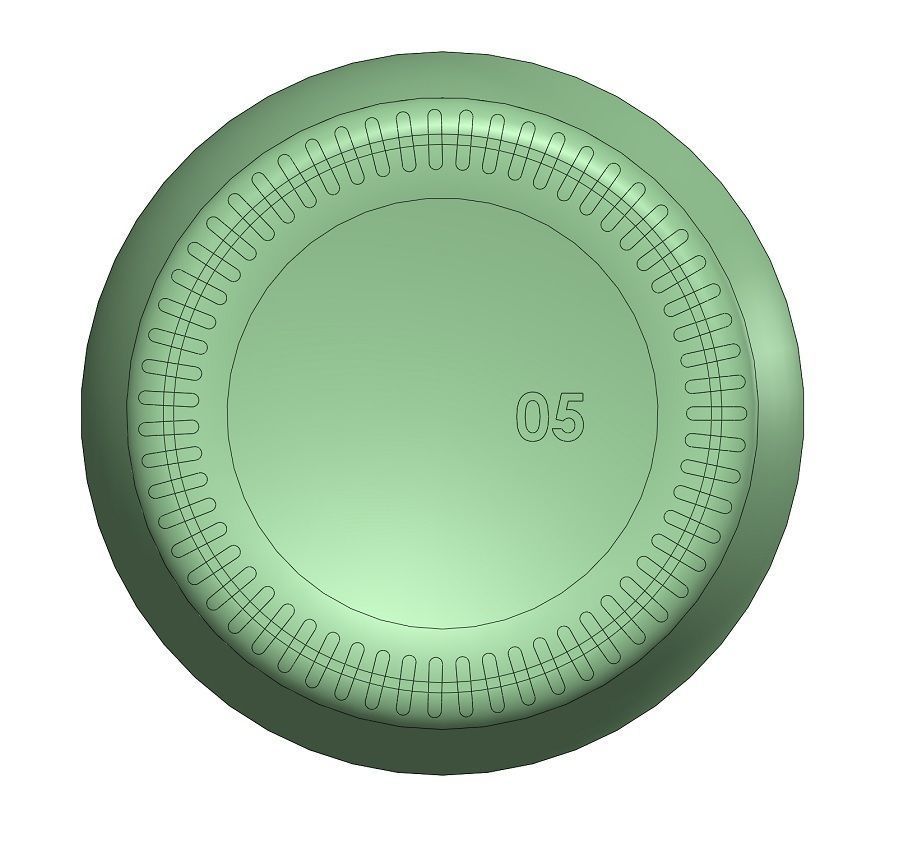 200ml MILK BOTTLE 3D print model_7