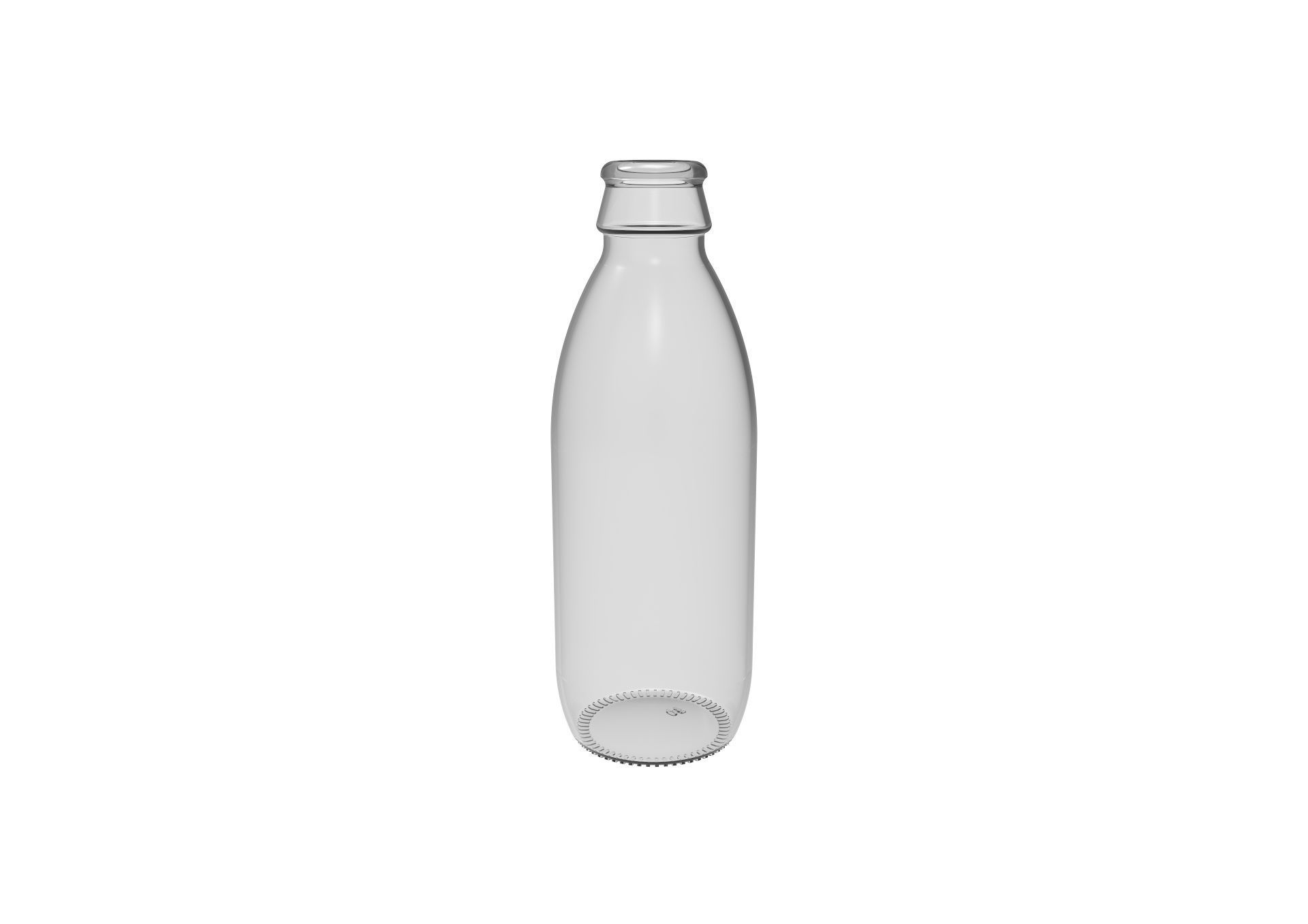 200ml MILK BOTTLE 3D print model_1