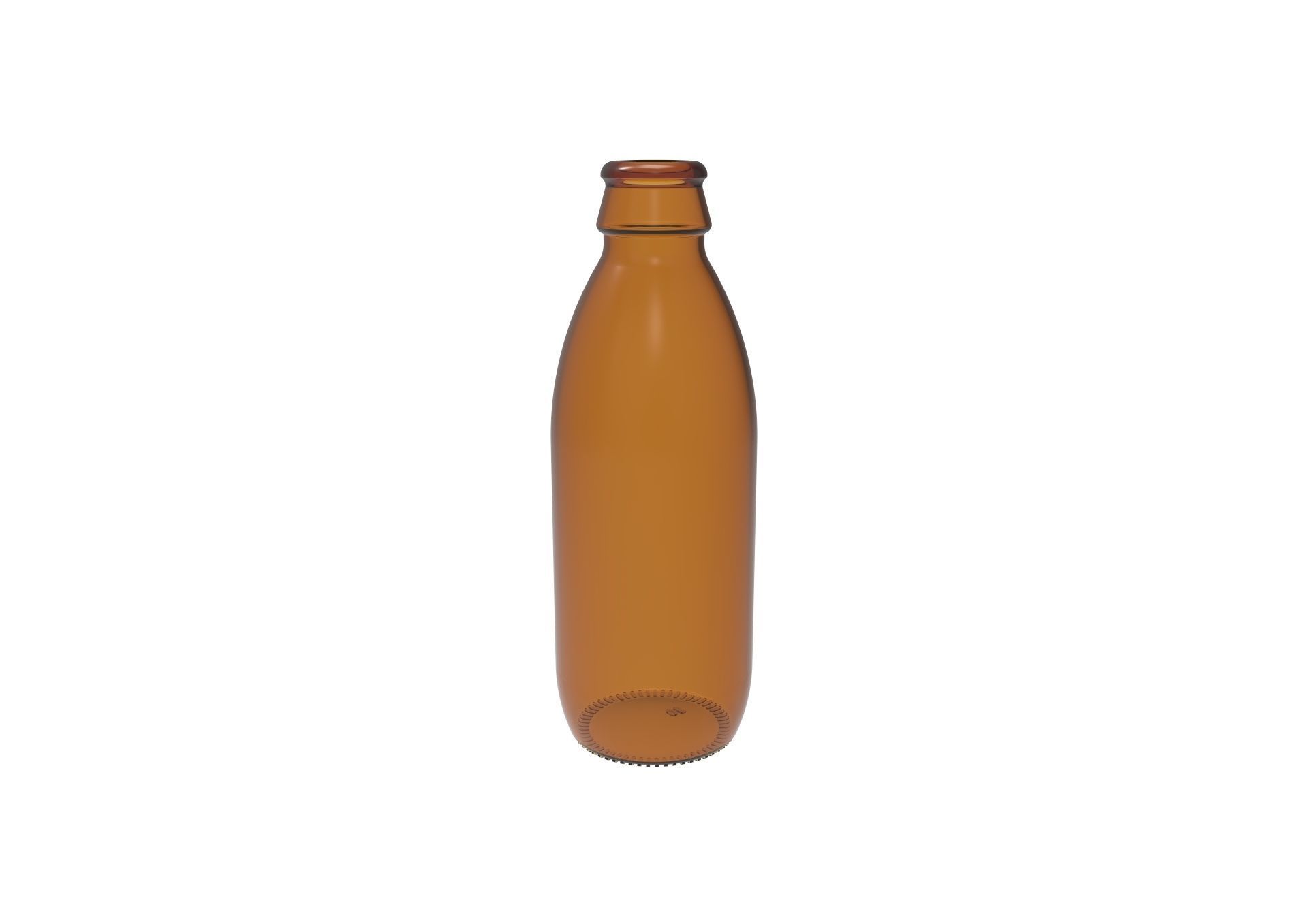 200ml MILK BOTTLE 3D print model_2