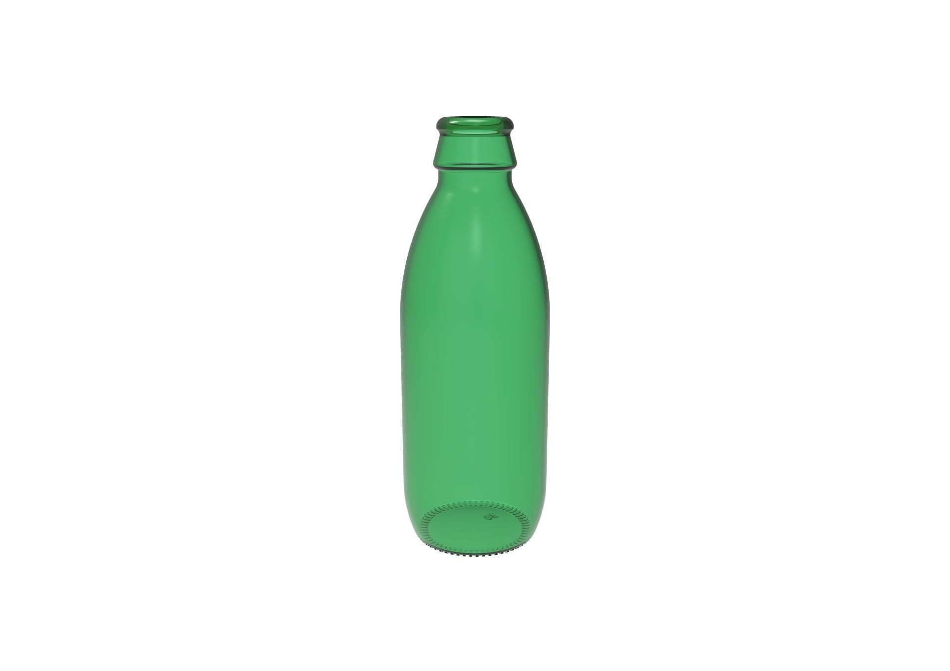200ml MILK BOTTLE 3D print model_3