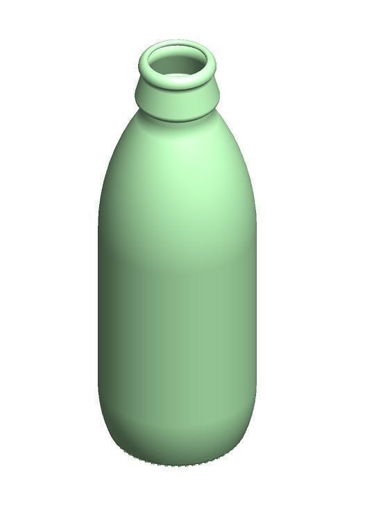 200ml MILK BOTTLE 3D print model_5