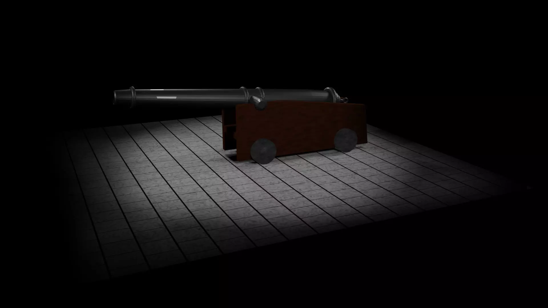 Castle Cannon 3D model