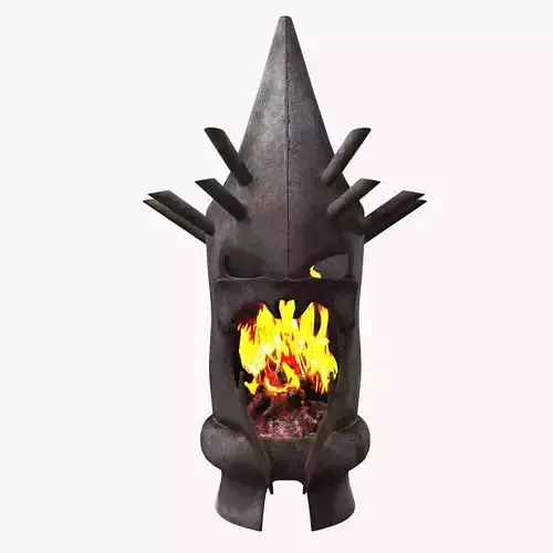 Fireplace  head dark 3D model