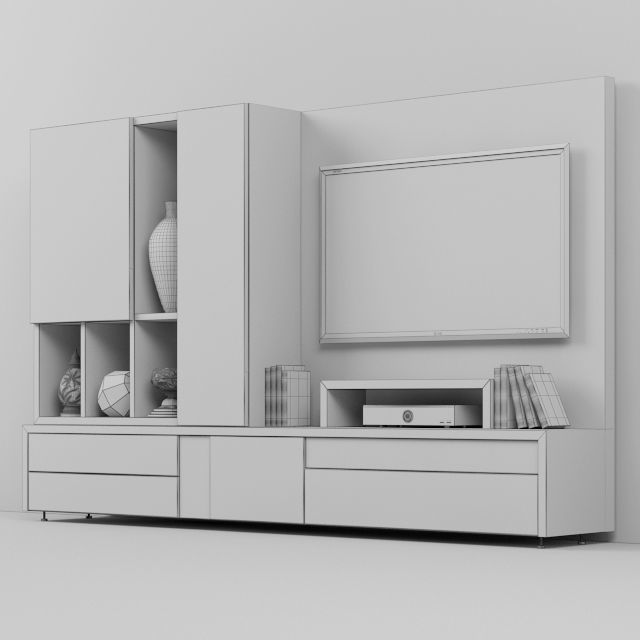 Garcia Sabate Tv stand 11 3D model_2