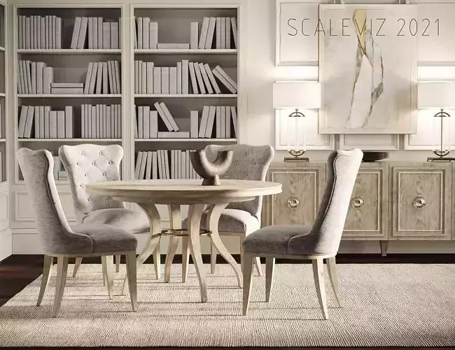 Rustic Dining Room Interior  ID297