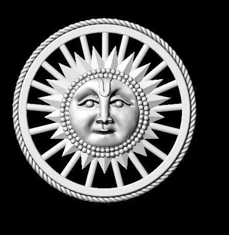 sun locket new model 3D print model