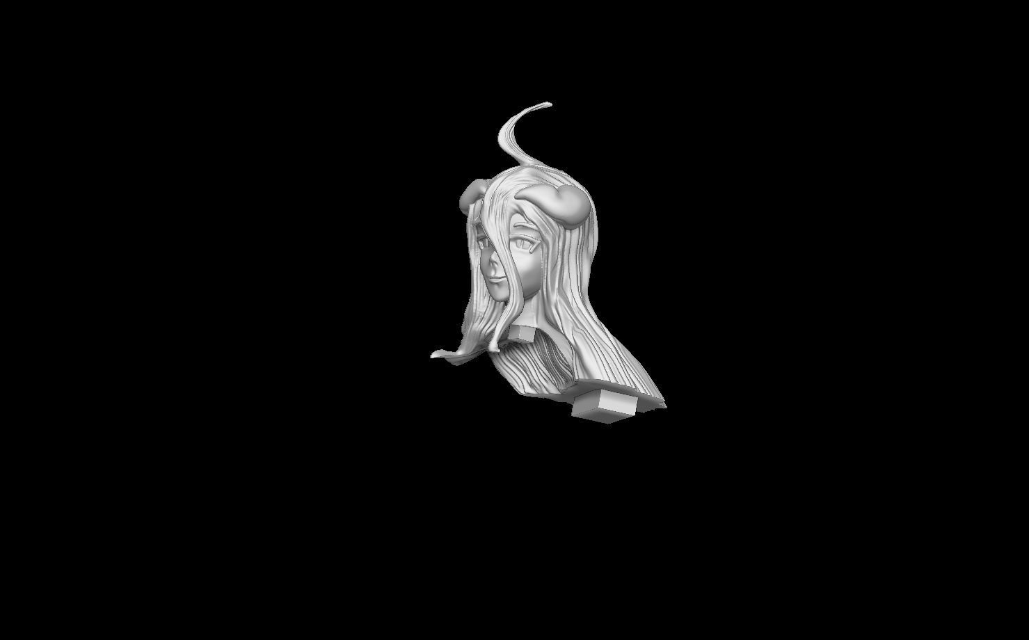 Albedo the overseer - Overlord anime version fanart 3D print model_2