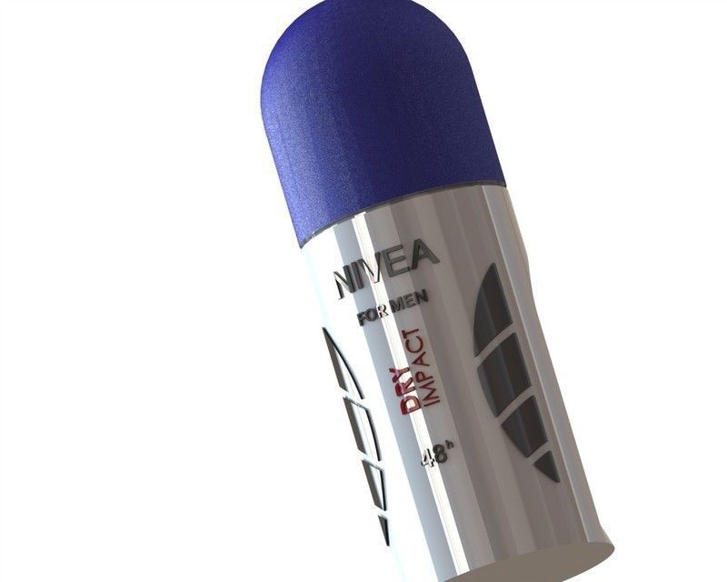 Nivea Deodorant Free 3D model_7