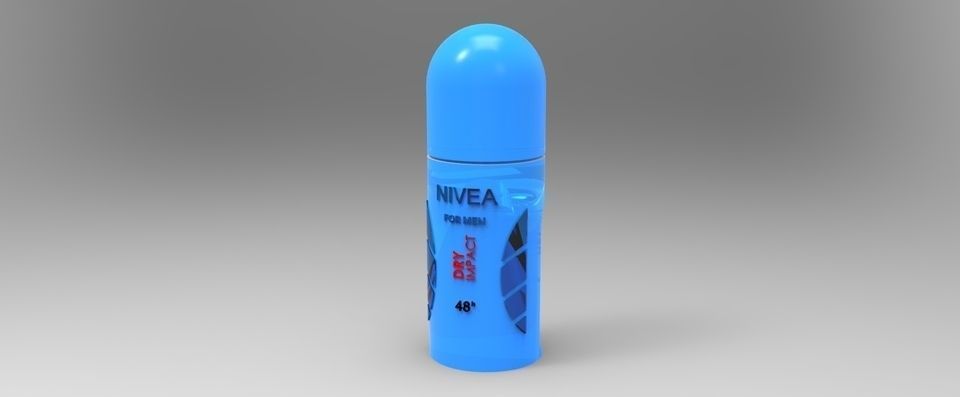 Nivea Deodorant Free 3D model_6