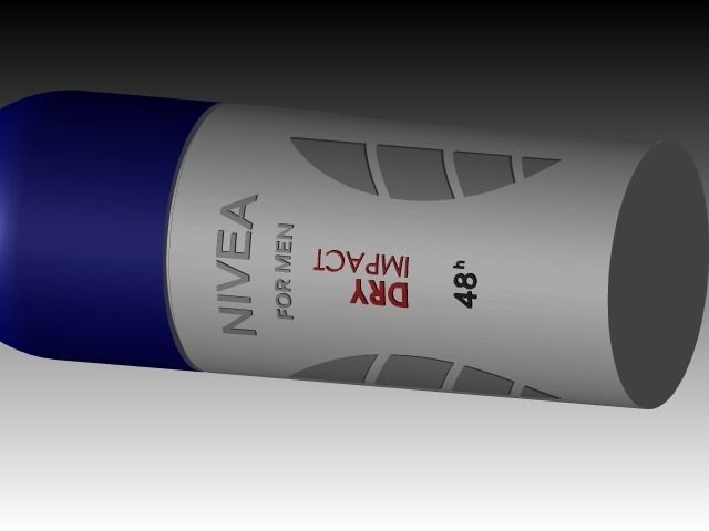 Nivea Deodorant Free 3D model_8