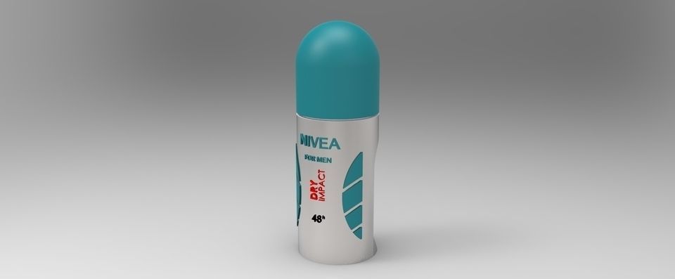 Nivea Deodorant Free 3D model_2