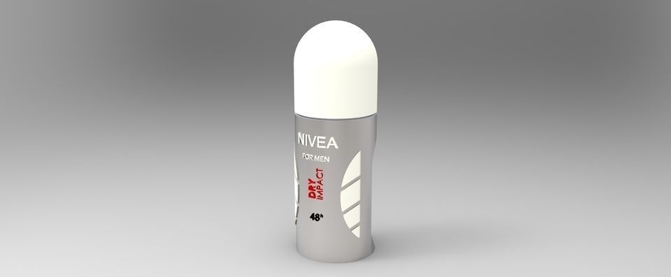 Nivea Deodorant Free 3D model_3