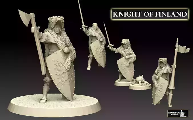 Knight of Finland 3D print model