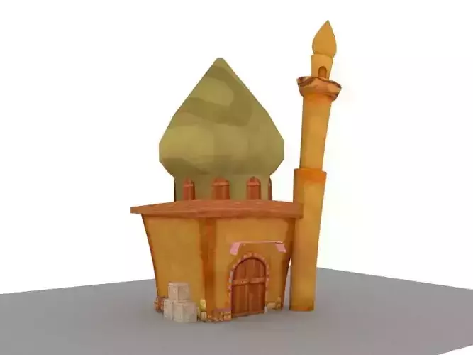 cartoon style mosque LP