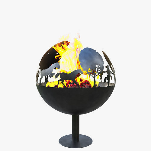 fireplace  hors 3D model