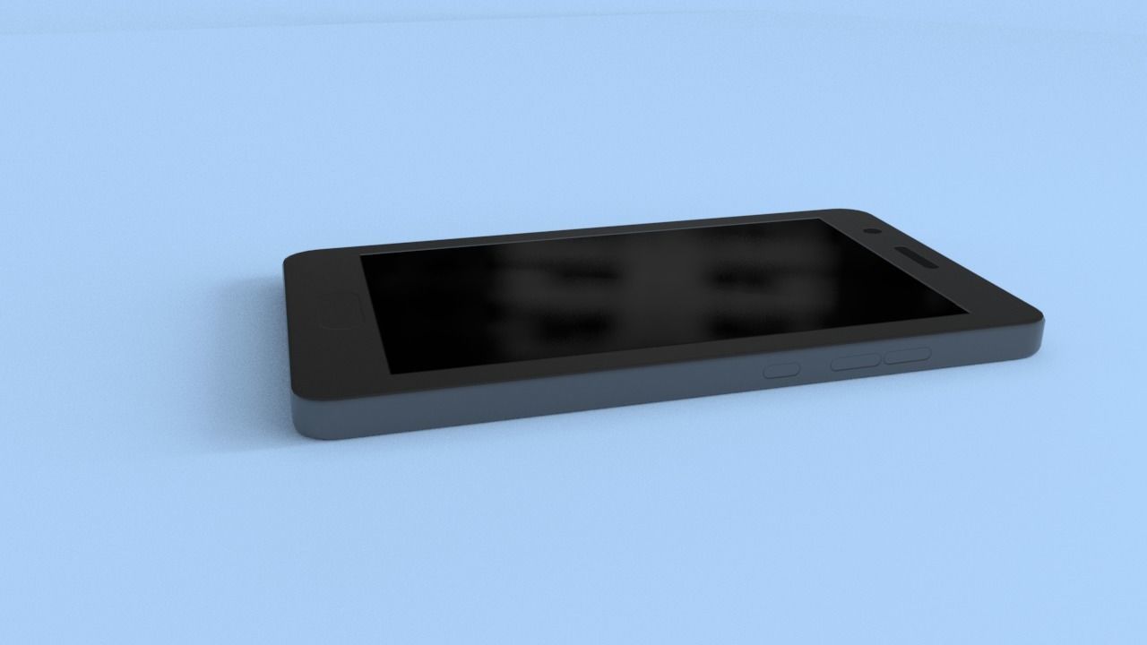 Low Poly 3D cartoon Phone Low-poly 3D model_6