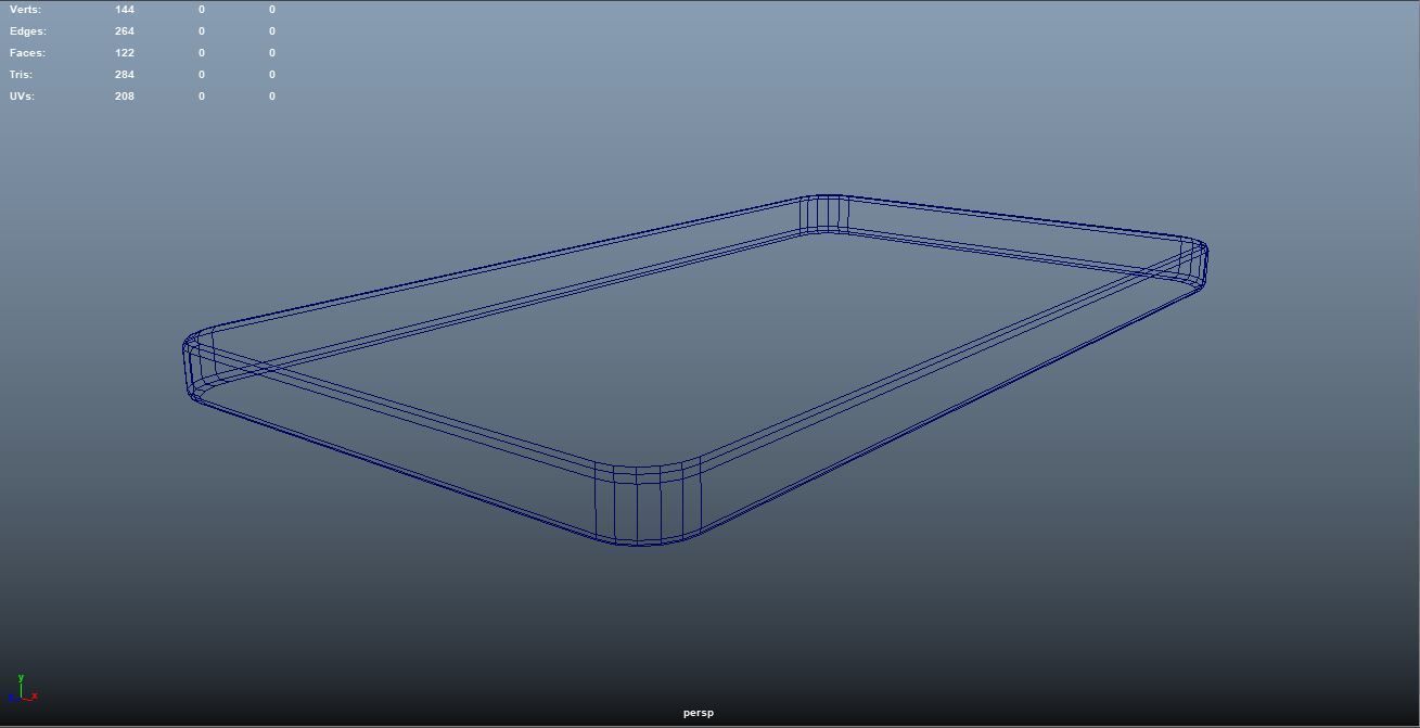 Low Poly 3D cartoon Phone Low-poly 3D model_8