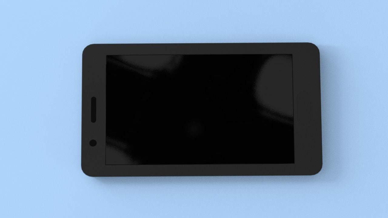 Low Poly 3D cartoon Phone Low-poly 3D model_7