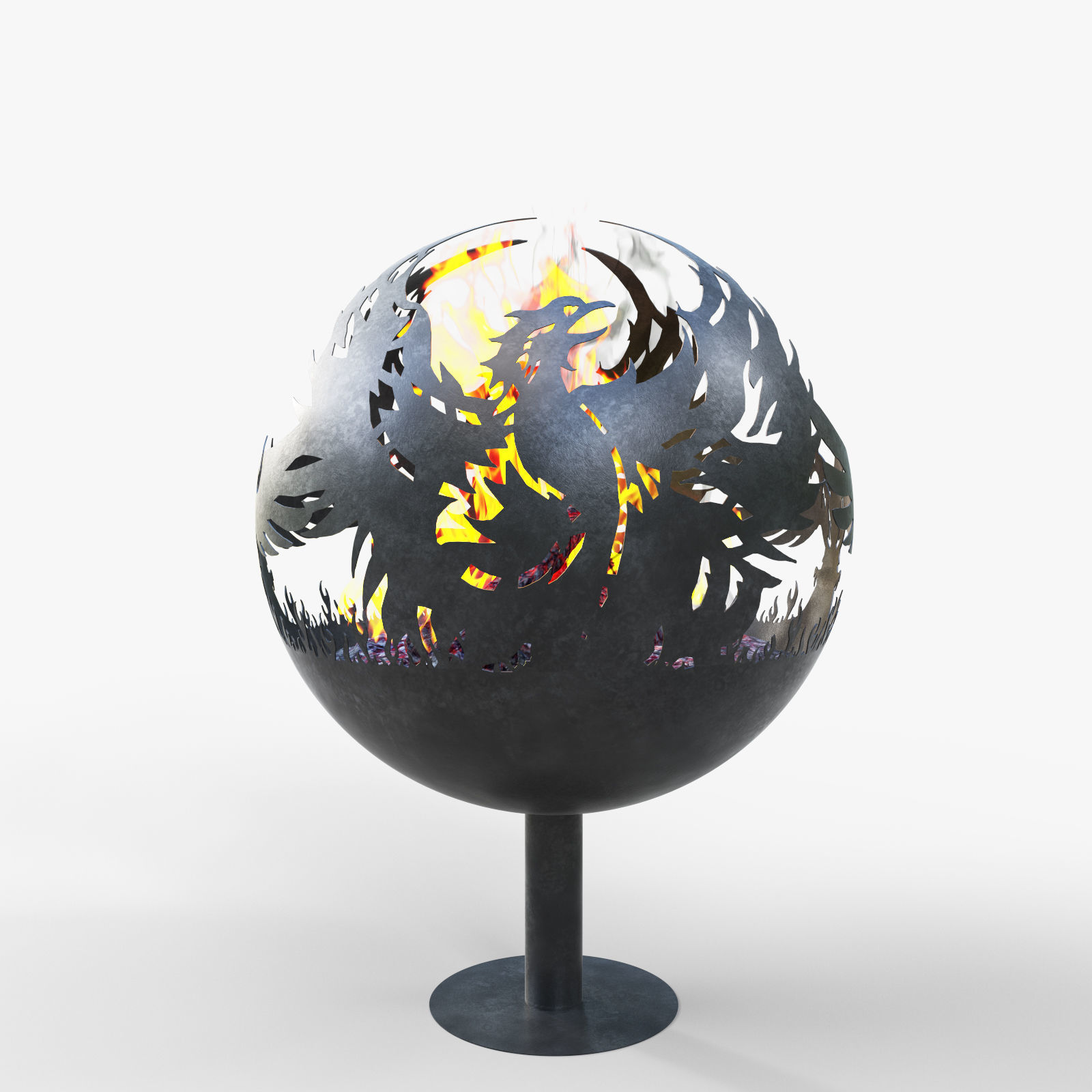 fireplace  phenix 3D model_1