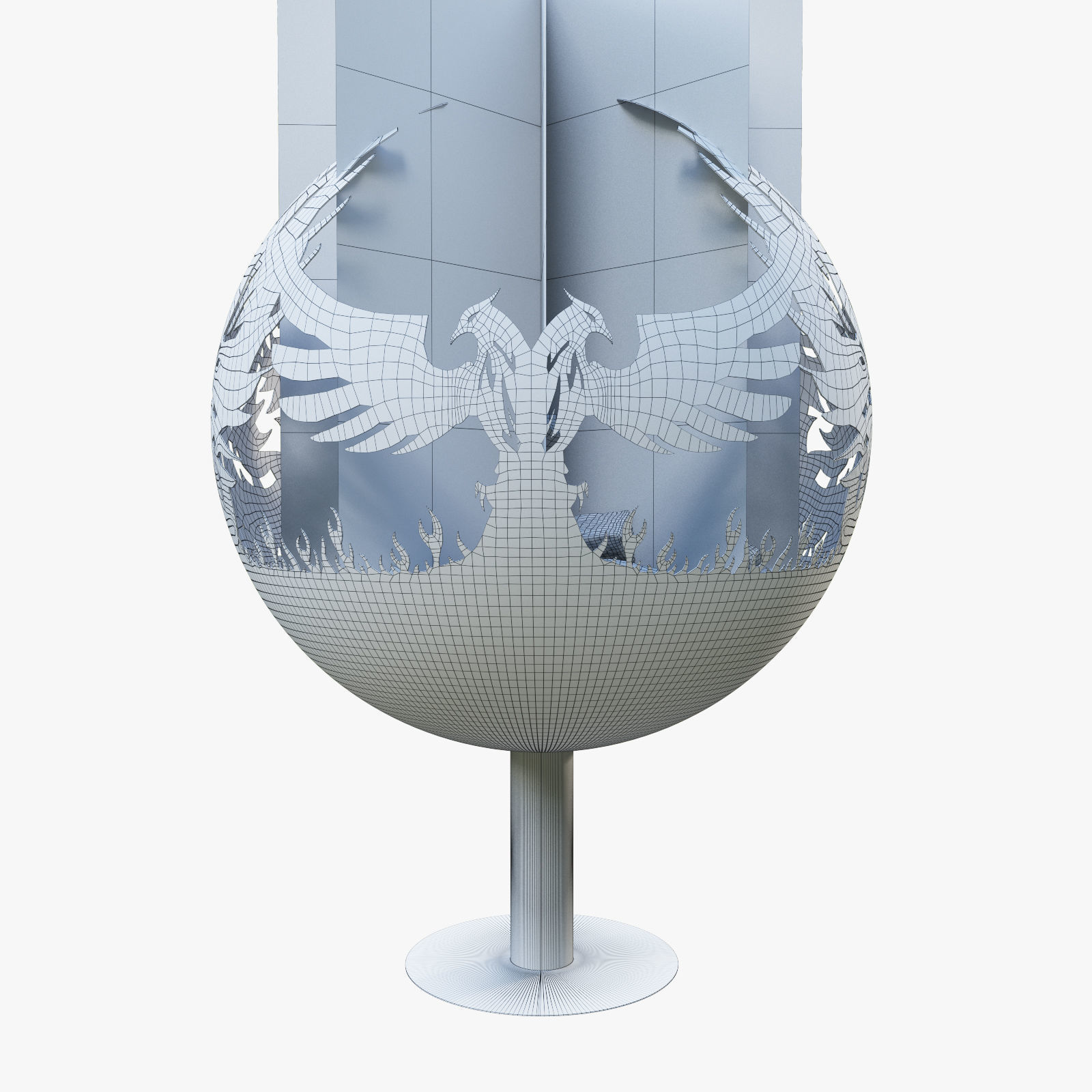 fireplace  phenix 3D model_5