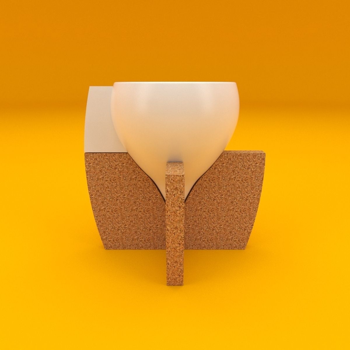 Modern Coffee Cup 3D model_4