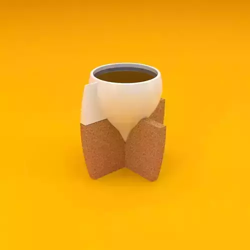 Modern Coffee Cup 3D model Modern Coffee Cup 3D model