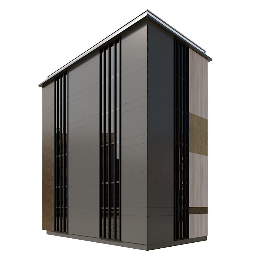 Modern Residential Building 22 3D model_5