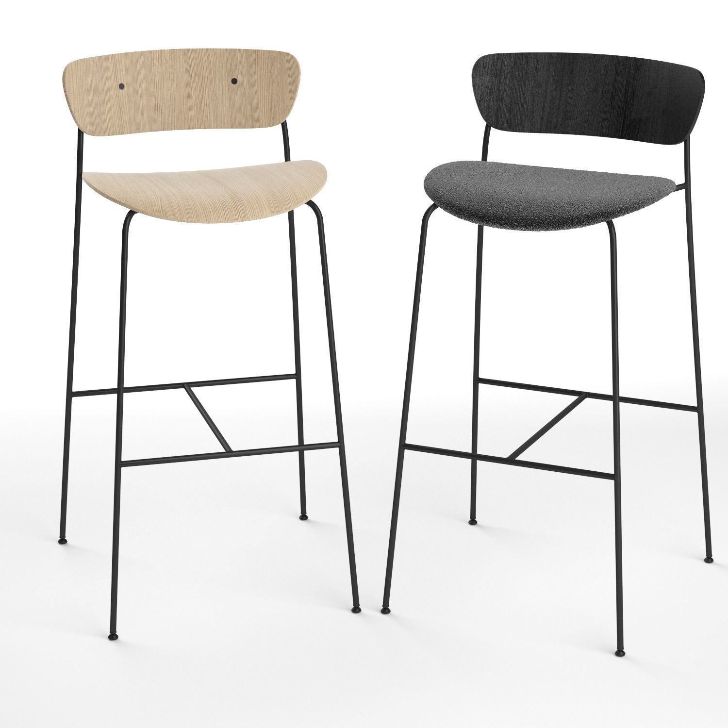 Pavilion AV7  AV9 bar stool 3D model_5
