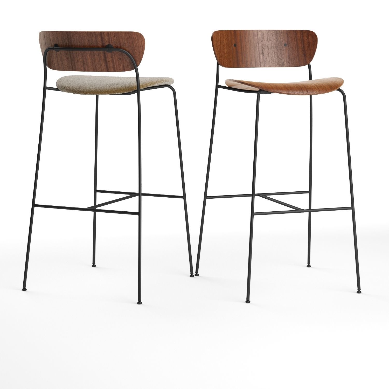 Pavilion AV7  AV9 bar stool 3D model_2