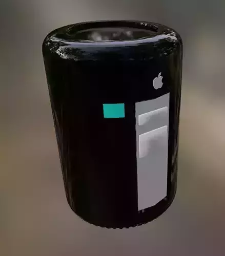 Mac Pro Low Poly