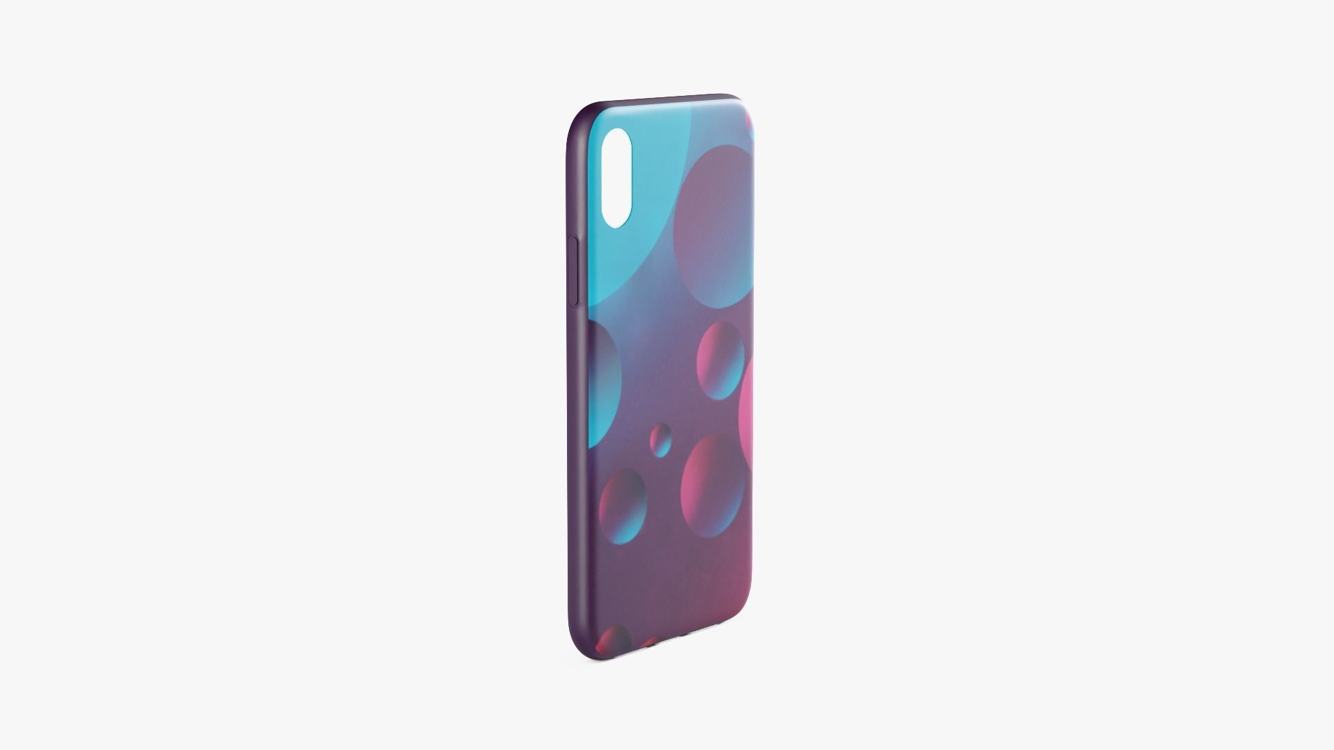 iPhone XR Case 5 Low-poly 3D model_2