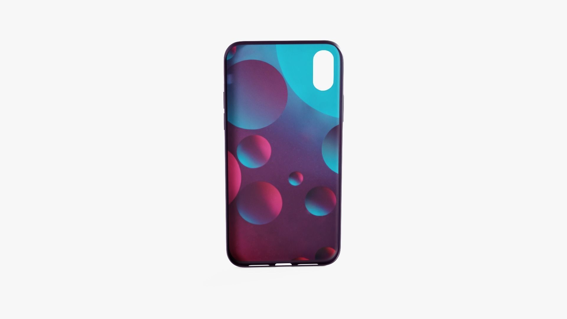 iPhone XR Case 5 Low-poly 3D model_9