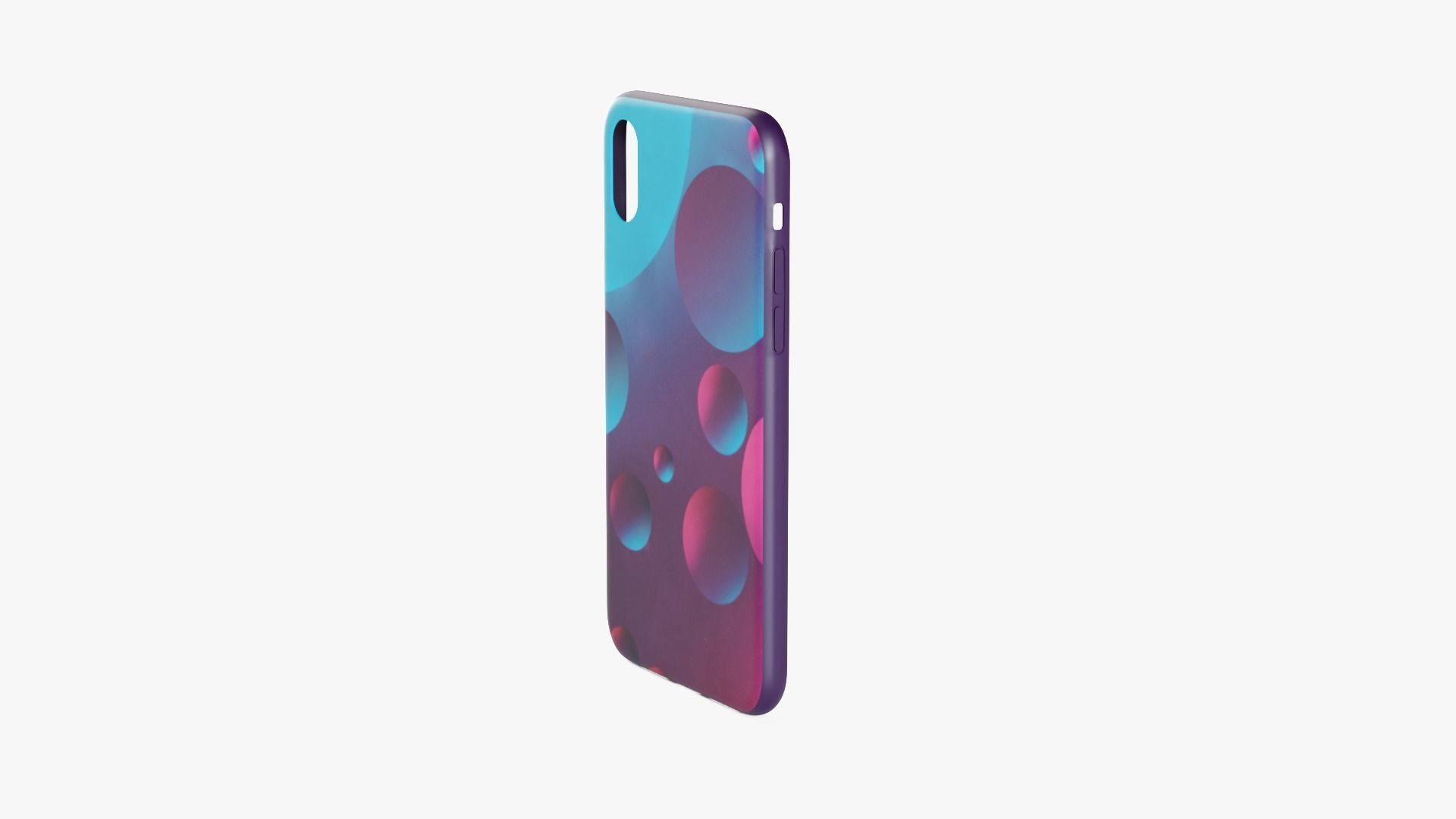 iPhone XR Case 5 Low-poly 3D model_3