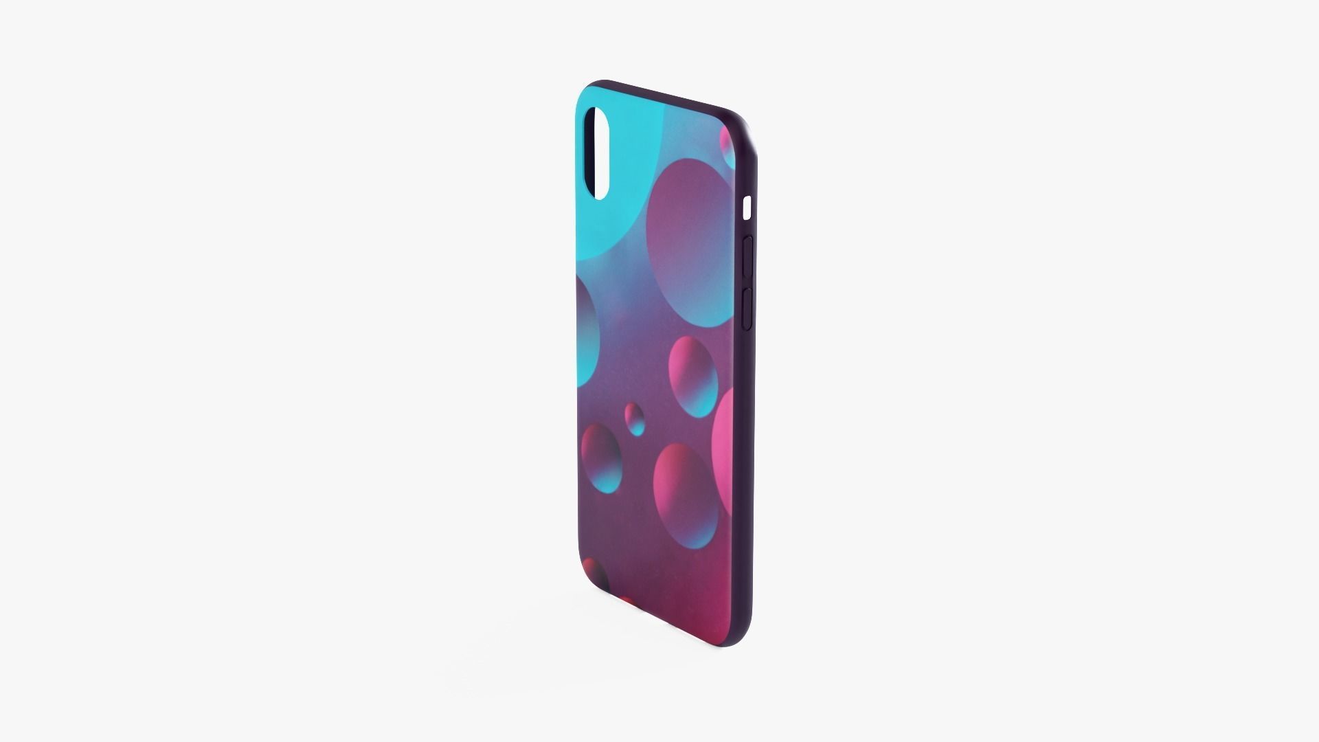 iPhone XR Case 5 Low-poly 3D model_12