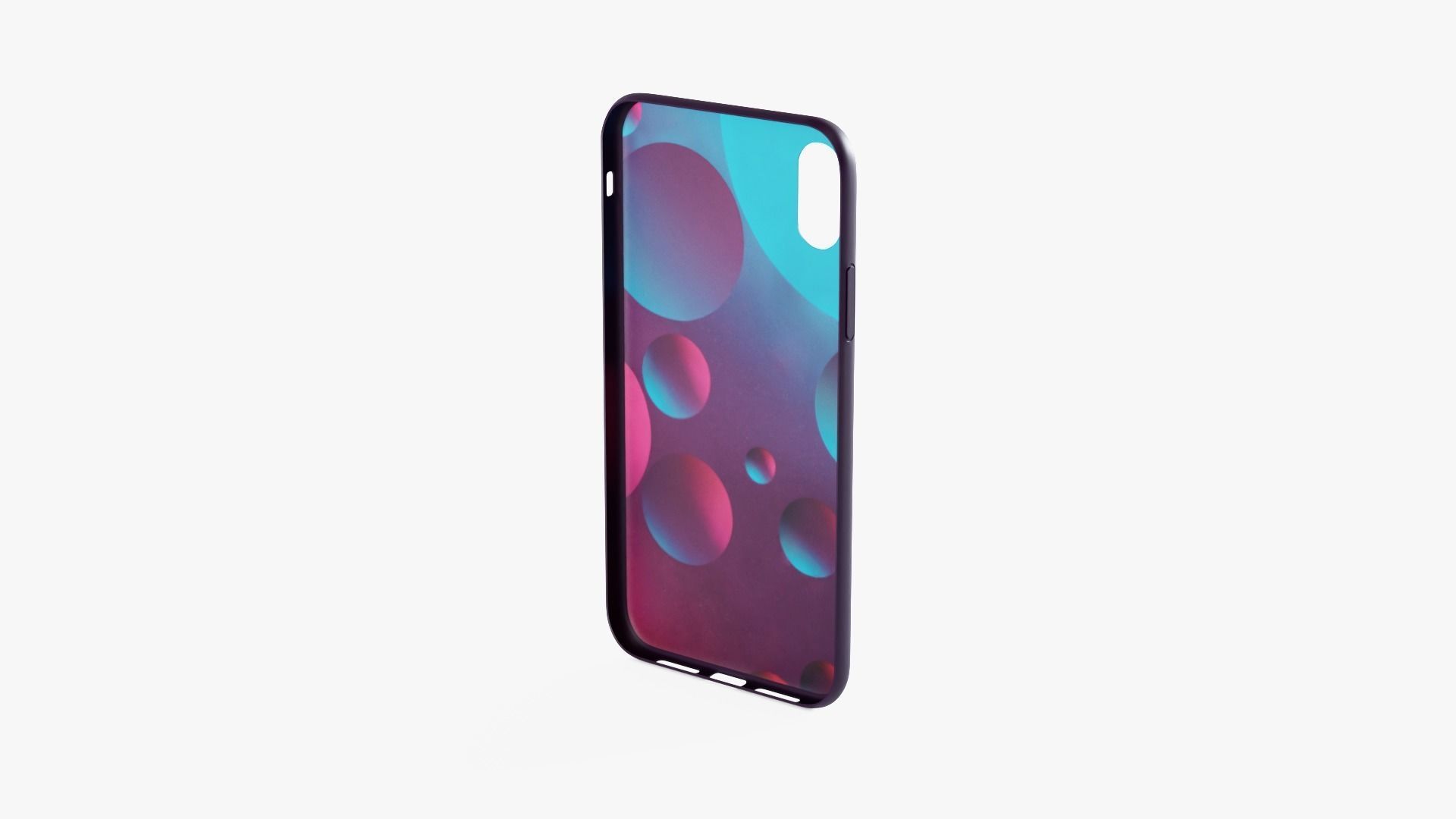 iPhone XR Case 5 Low-poly 3D model_8