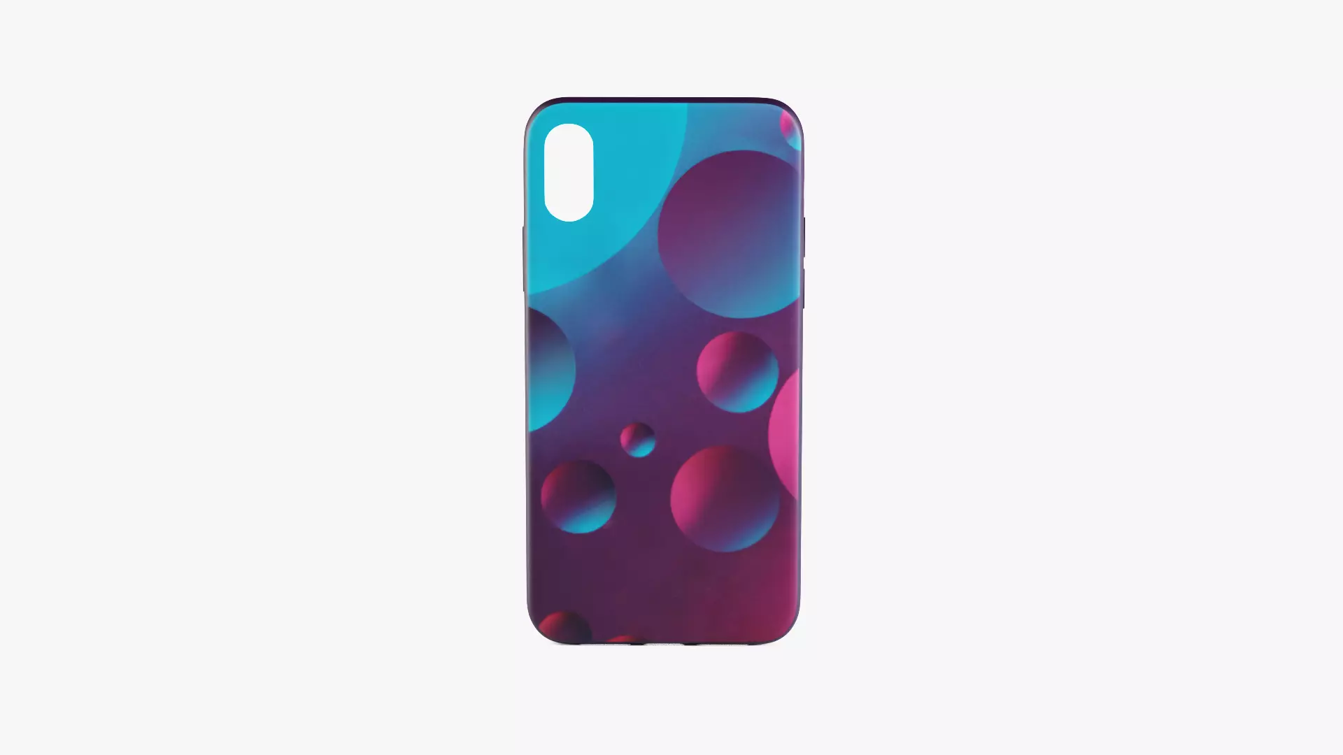 iPhone XR Case 5 Low-poly 3D model_0