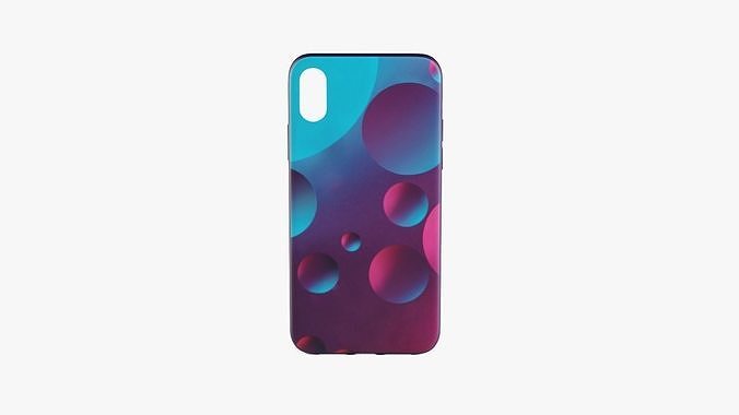 iPhone XR Case 5 Low-poly 3D model