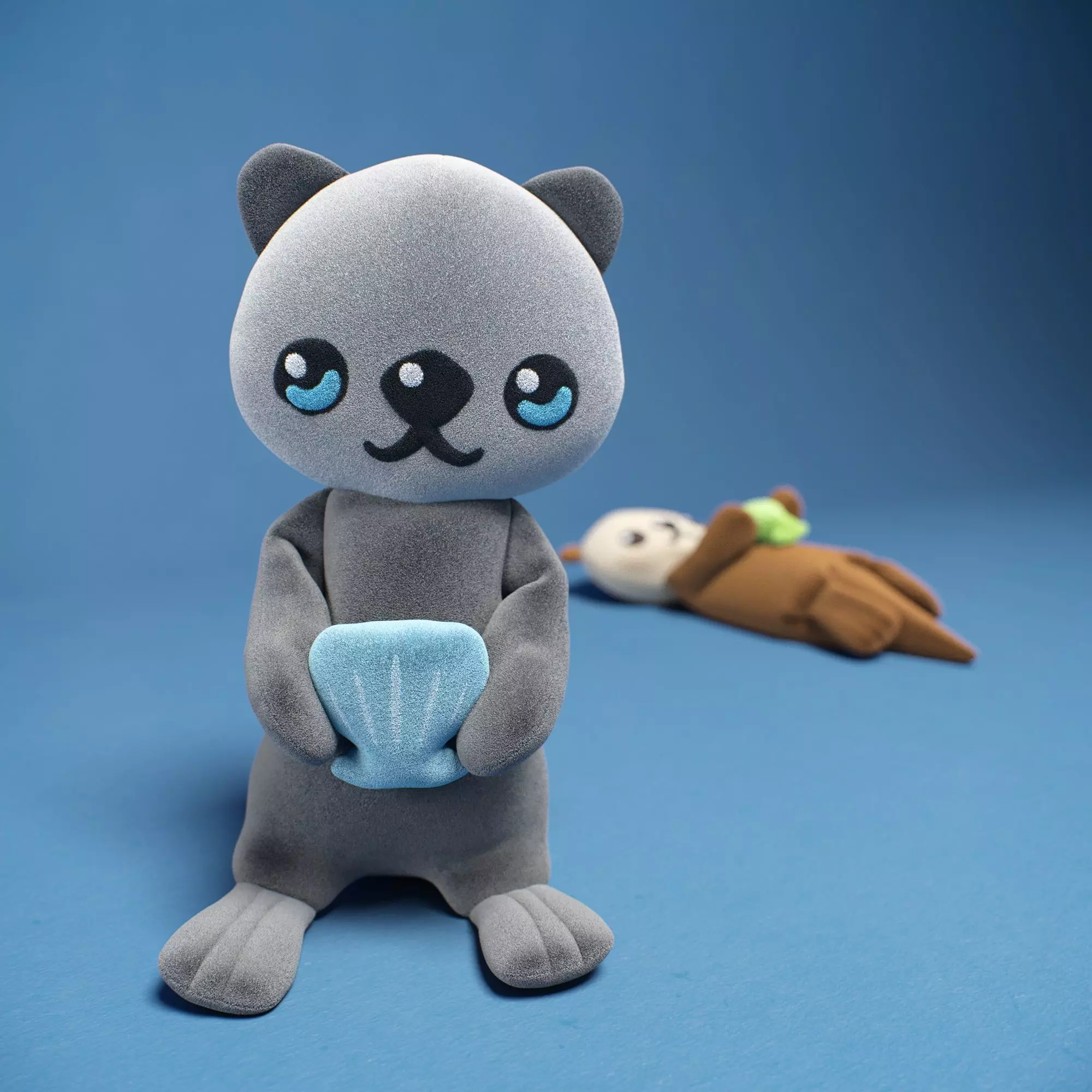 kids otter toy 3D model_0