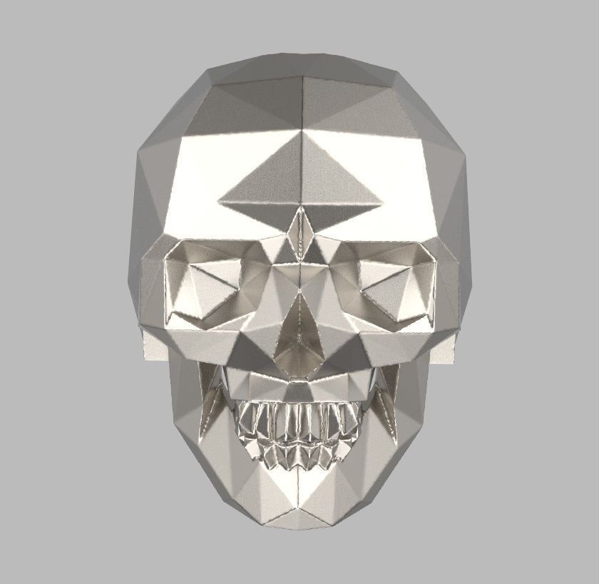 skull ring 3D print model_12