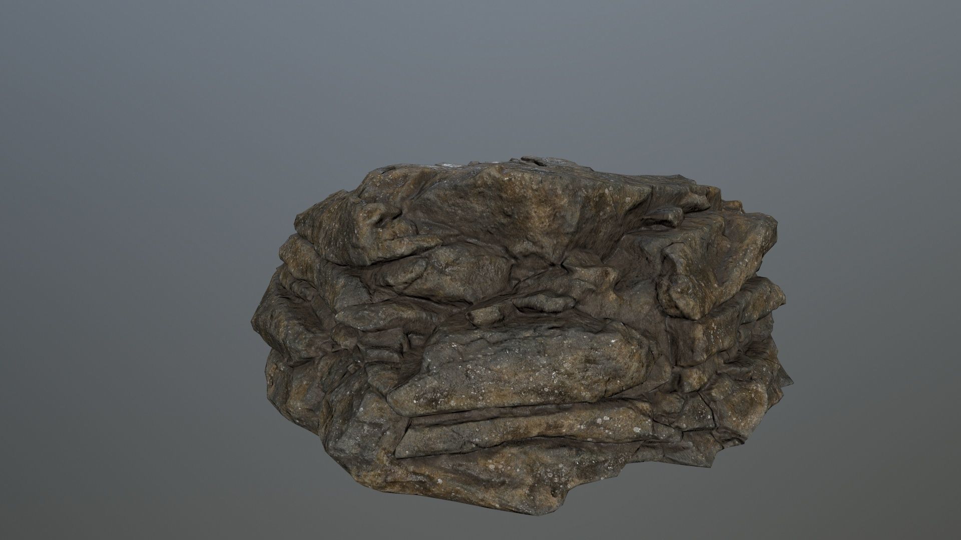 rocks rock Low-poly 3D model_30