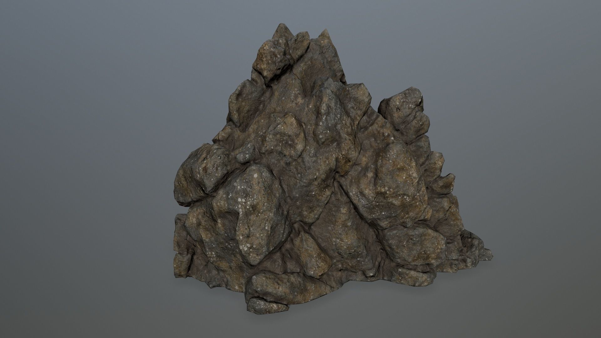 rocks rock Low-poly 3D model_23