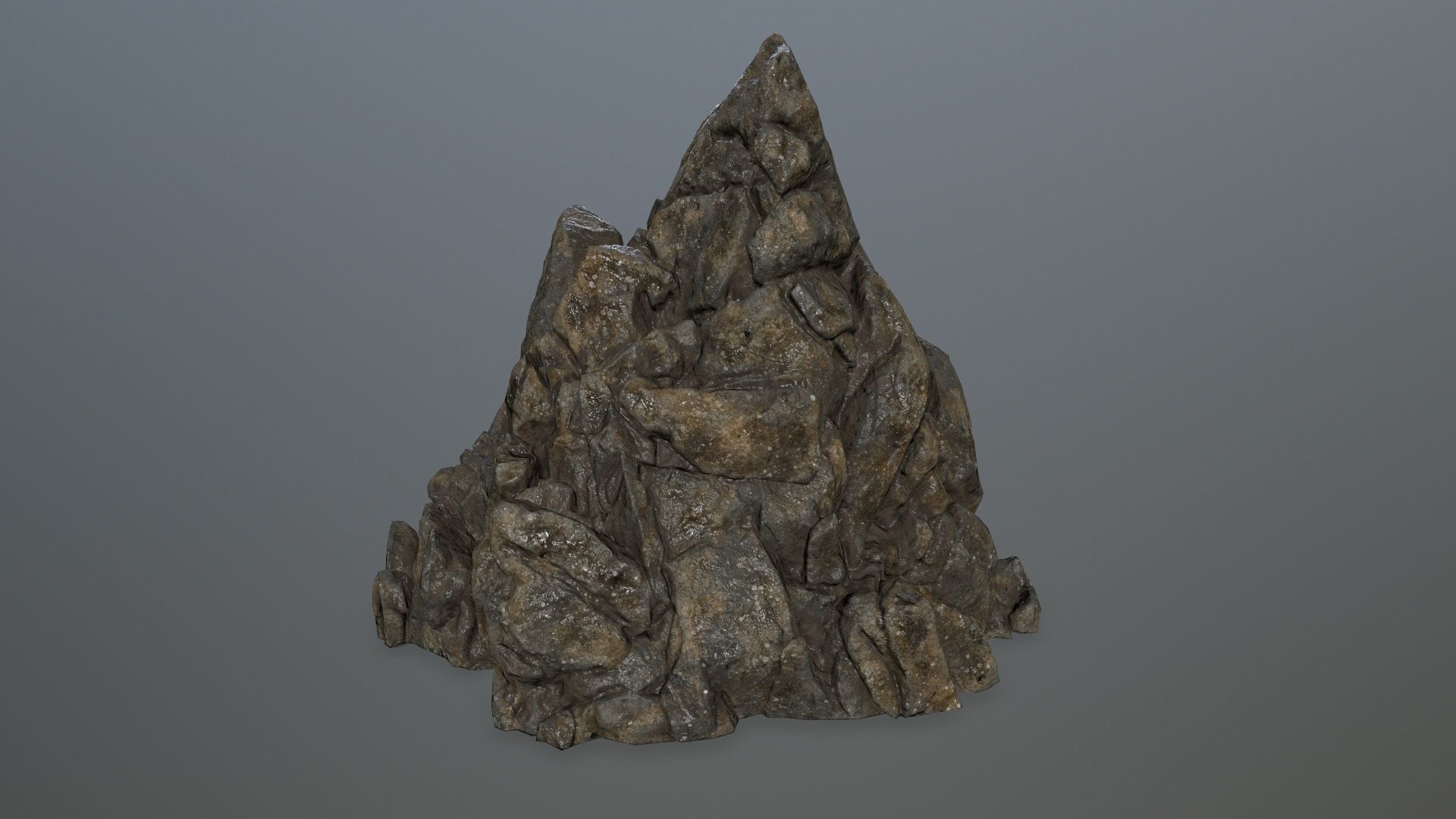 rocks rock Low-poly 3D model_7