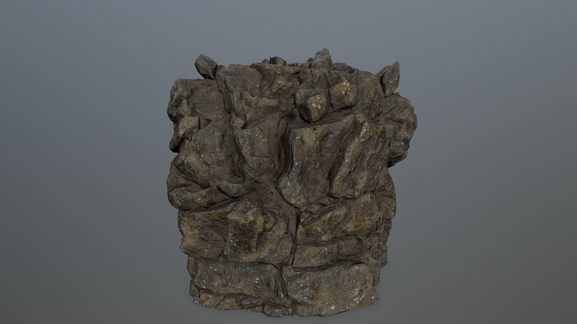 rocks rock Low-poly 3D model_20