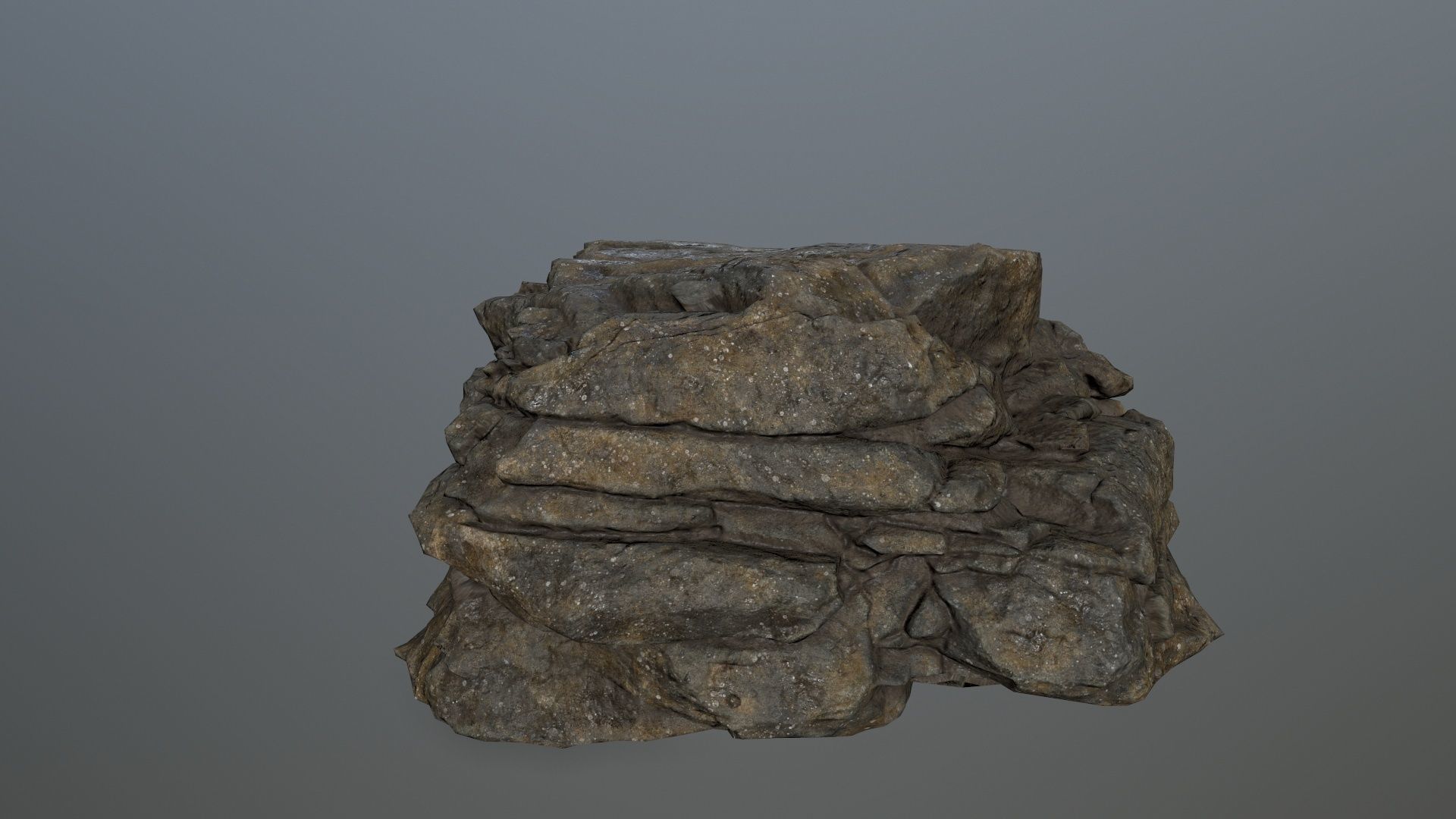 rocks rock Low-poly 3D model_31