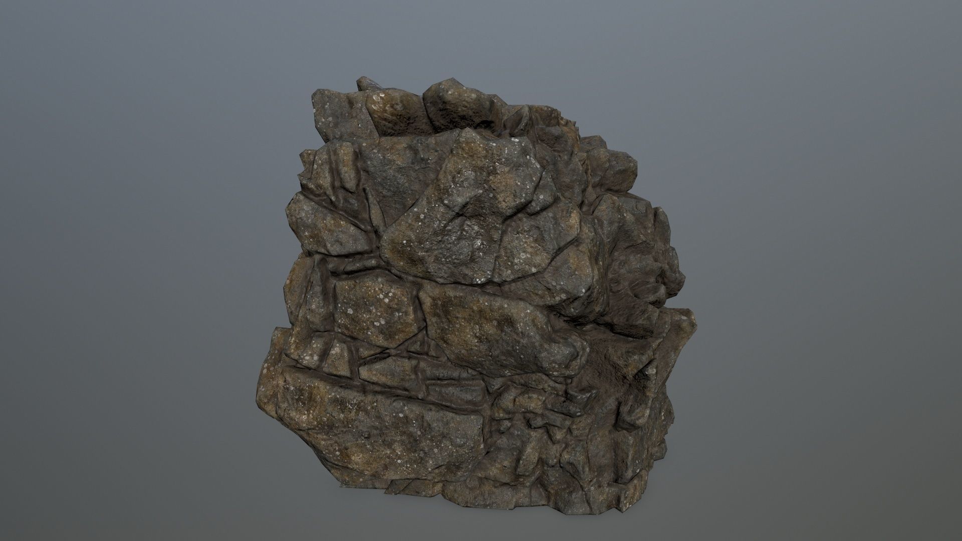rocks rock Low-poly 3D model_21