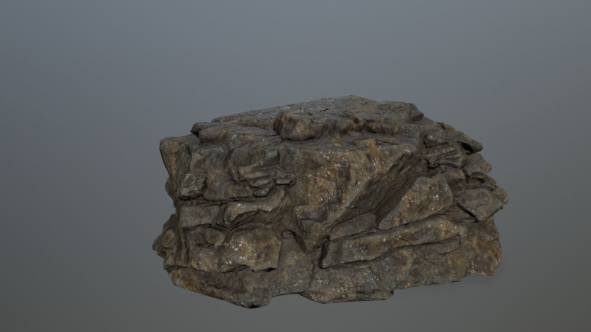 rocks rock Low-poly 3D model_27
