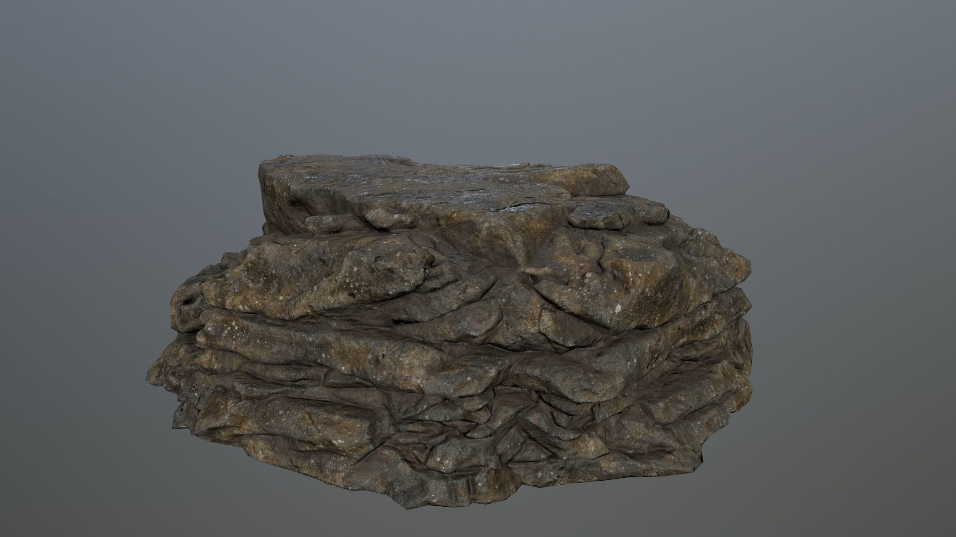 rocks rock Low-poly 3D model_29