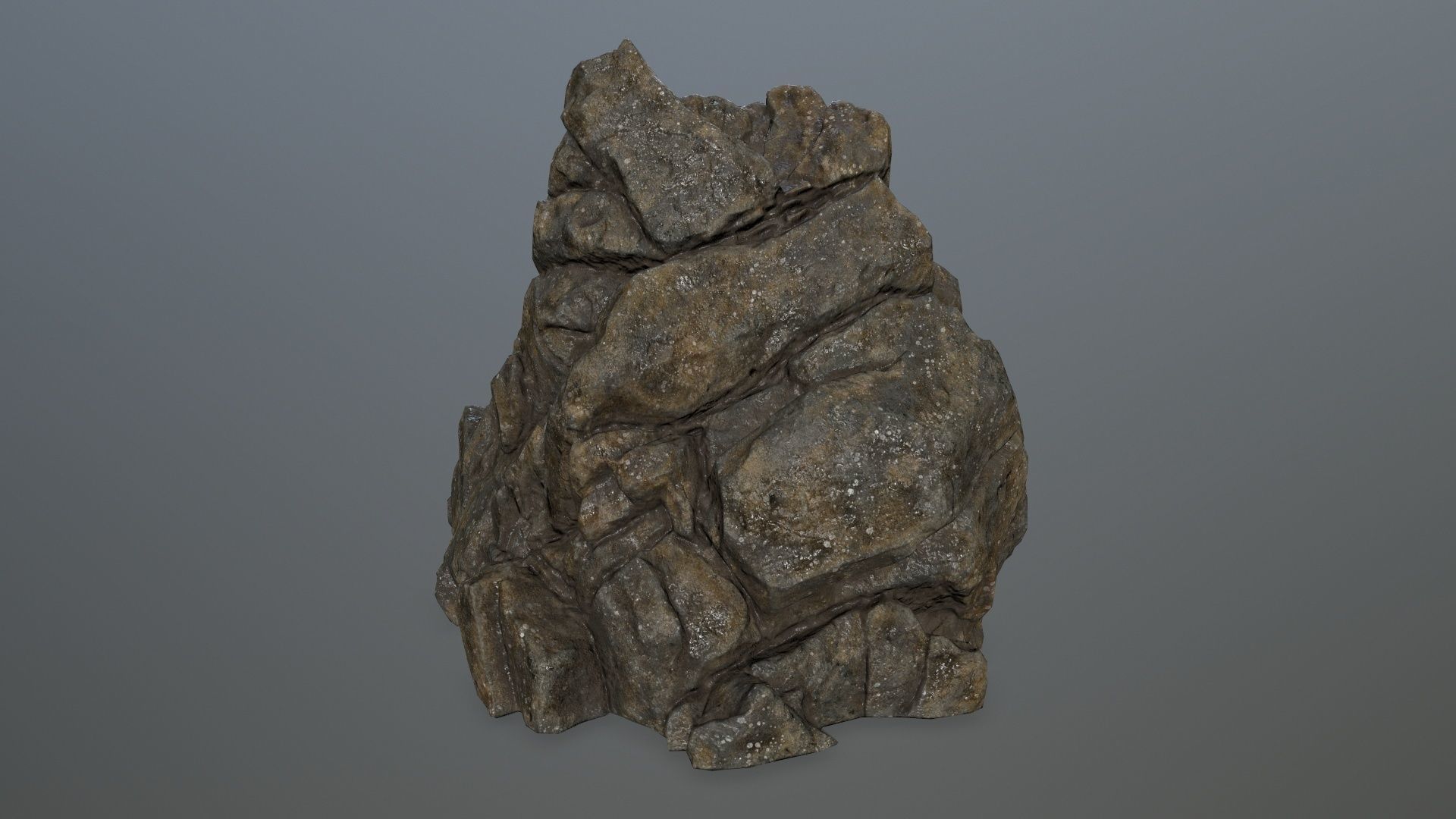 rocks rock Low-poly 3D model_6
