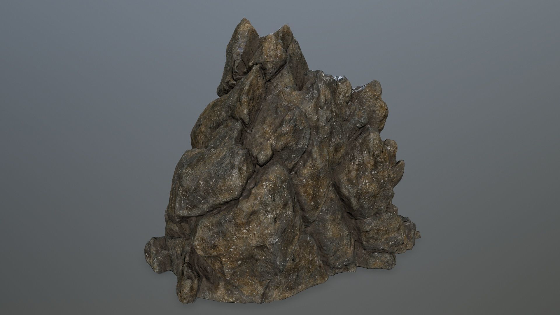 rocks rock Low-poly 3D model_5