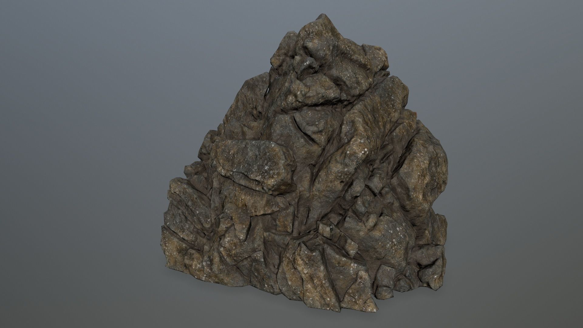 rocks rock Low-poly 3D model_25